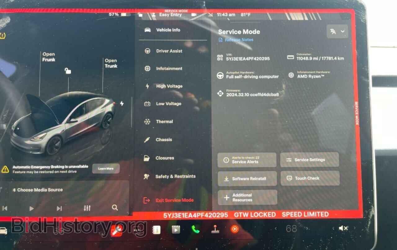 2023 TESLA MODEL 3 - VIN: 5YJ3E1EA4PF420295 - Фото 9