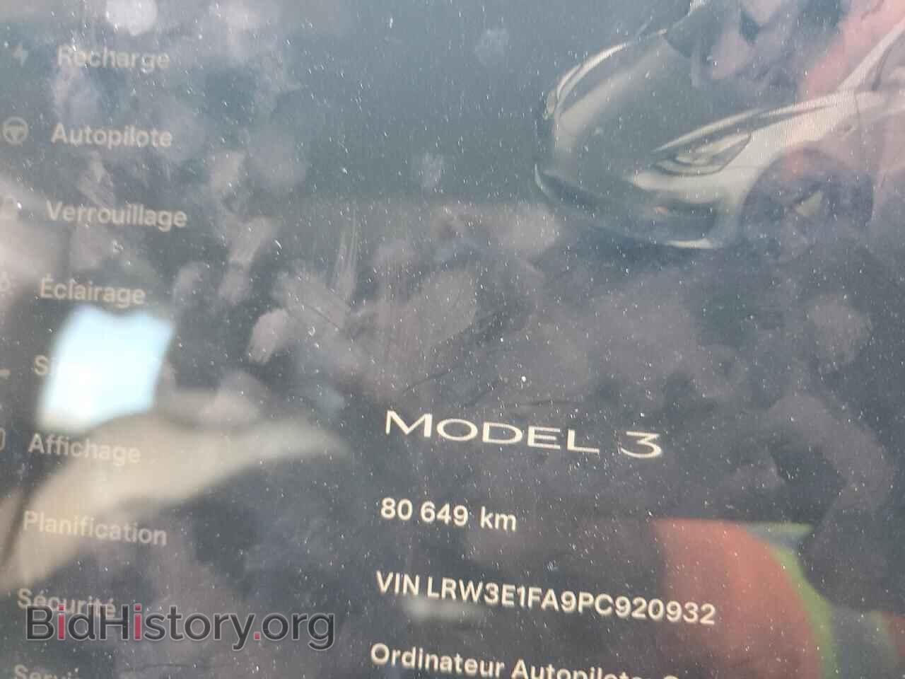 2023 TESLA MODEL 3 - VIN: LRW3E1FA9PC920932 - Photo 9