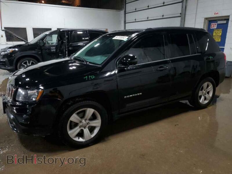 2014 Jeep COMPASS Latitude (VIN 1C4NJCEA1ED676642) — photo 1 of 13, Copart, damage: front end