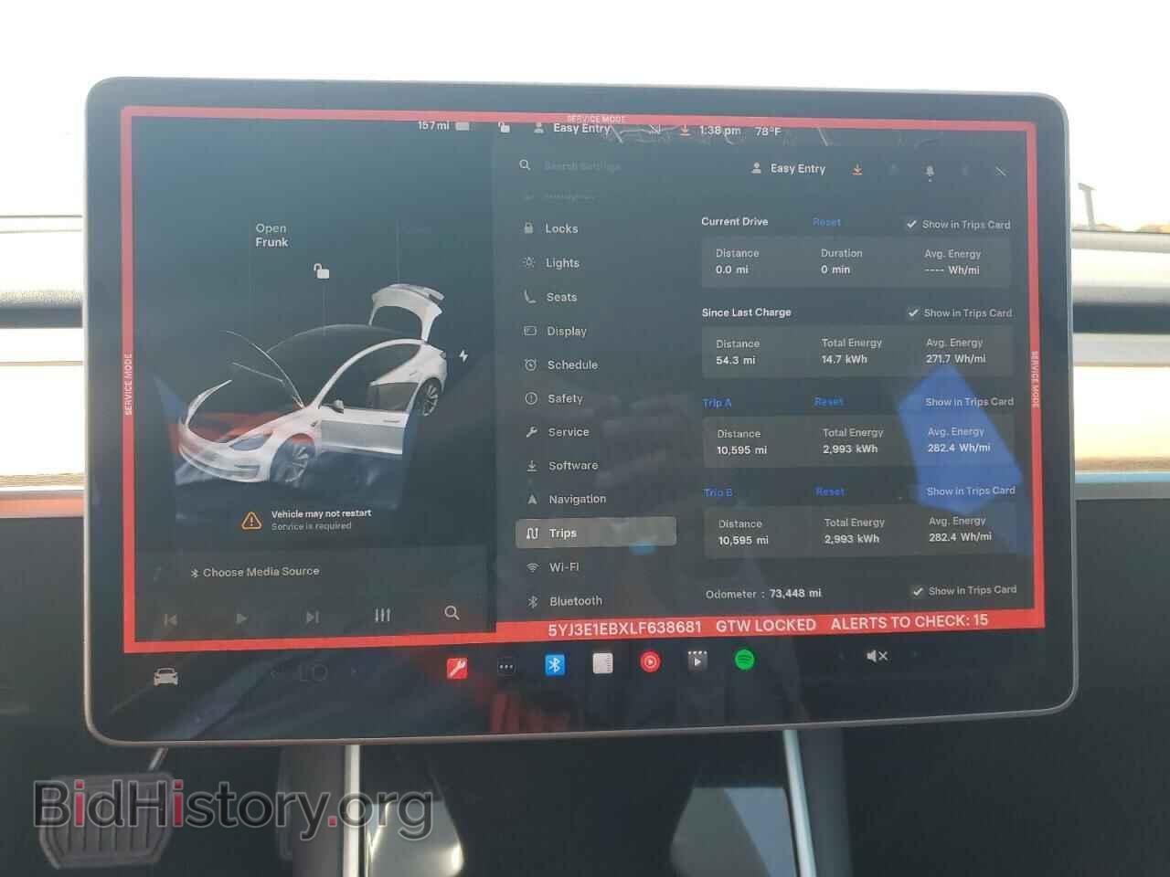 2020 TESLA MODEL 3 - VIN: 5YJ3E1EBXLF638681 - Фото 9
