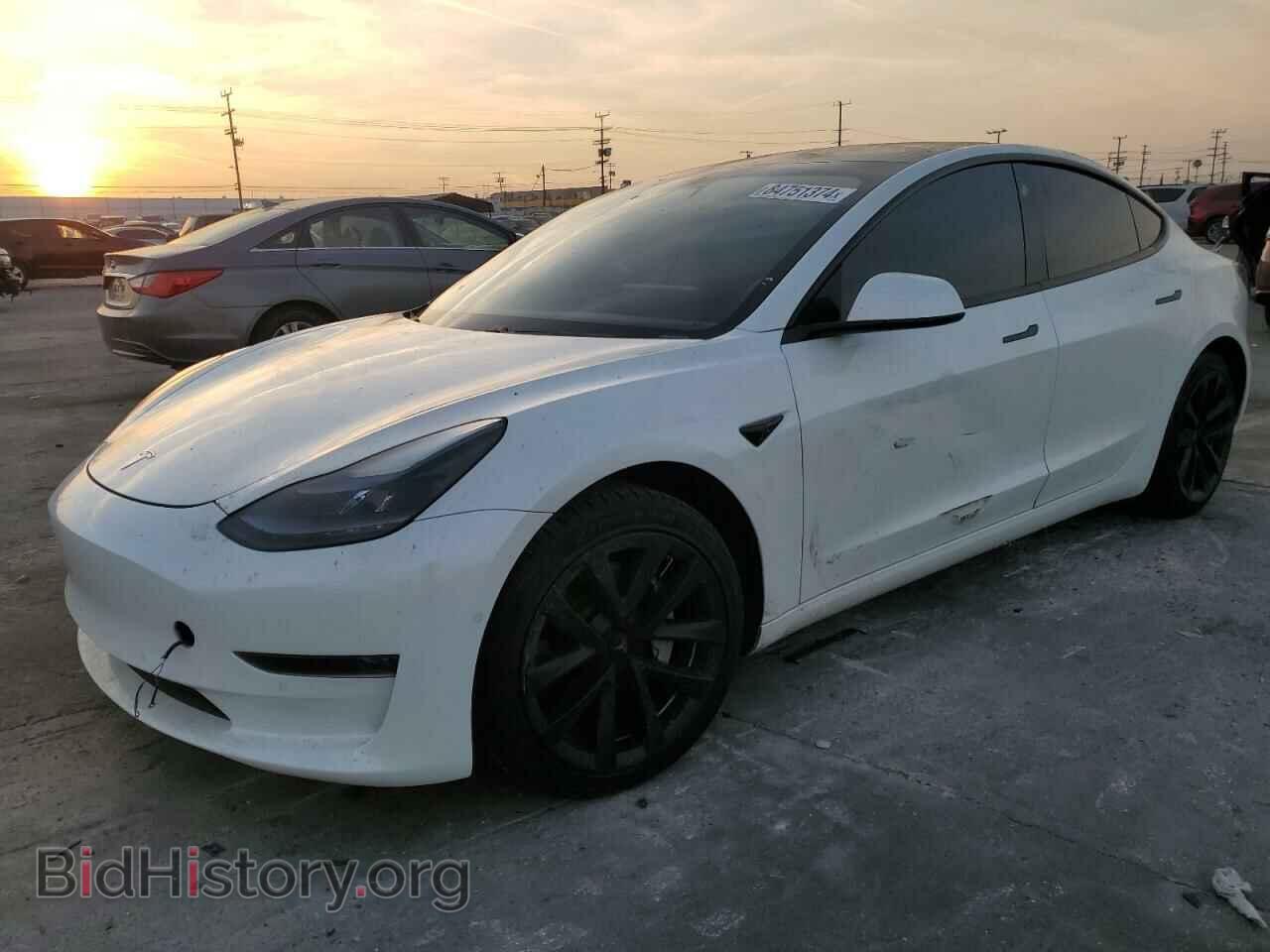 Photo 5YJ3E1EA2MF940376 - TESLA MODEL 3 2021