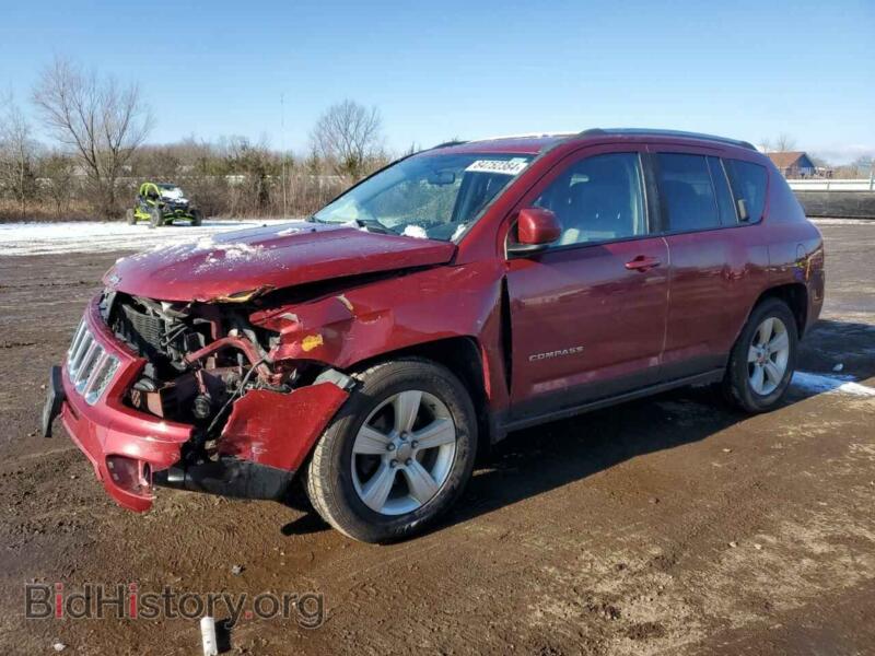 2014 Jeep COMPASS Latitude (VIN 1C4NJDEB7ED631803) — photo 1 of 13, Copart, damage: front end