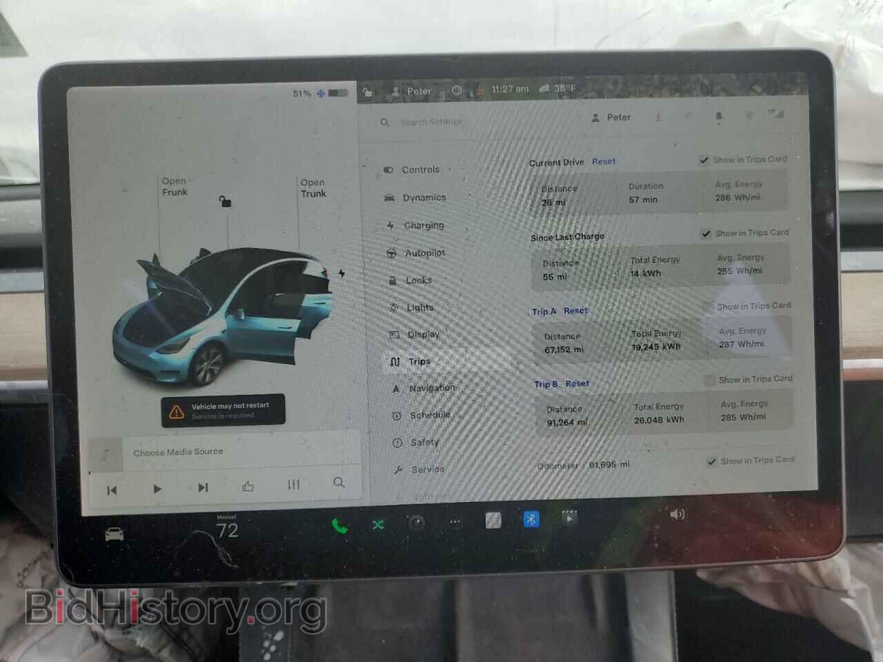 2021 TESLA MODEL Y - VIN: 5YJYGDEE8MF192334 - Фото 9