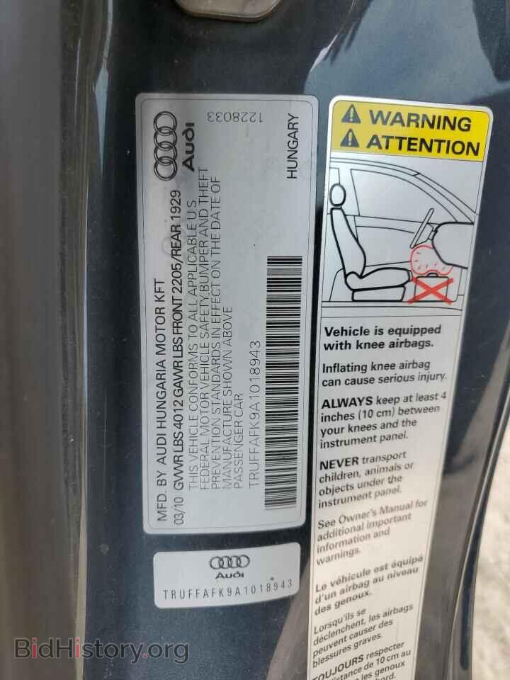 2010 AUDI TT - VIN: TRUFFAFK9A1018943 - Фото 13