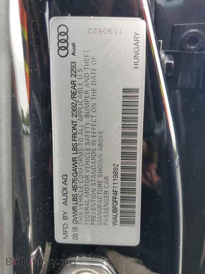 2015 AUDI A3 - VIN: WAUBFGFF4F1119892 - Photo 12