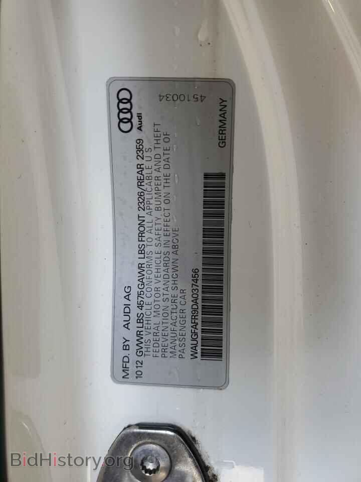 2013 AUDI A5 - VIN: WAUGFAFR9DA037456 - Photo 12