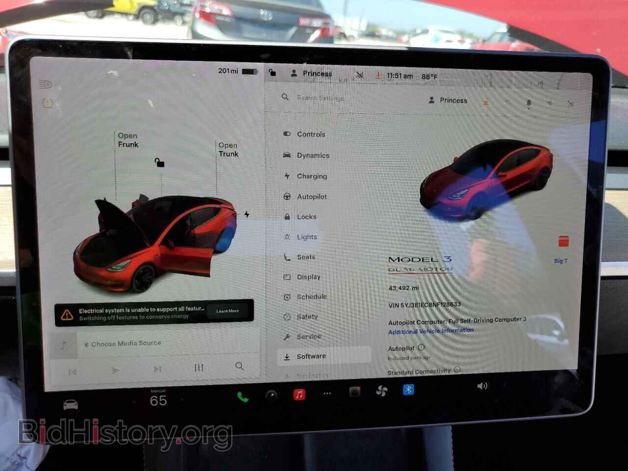2022 TESLA MODEL 3 - VIN: 5YJ3E1EC8NF128633 - Photo 9