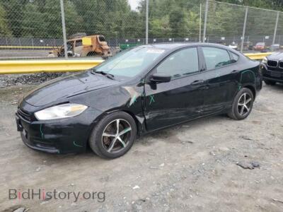 2013 Dodge DART SE, черный — VIN 1C3CDFAA0DD287449, Copart