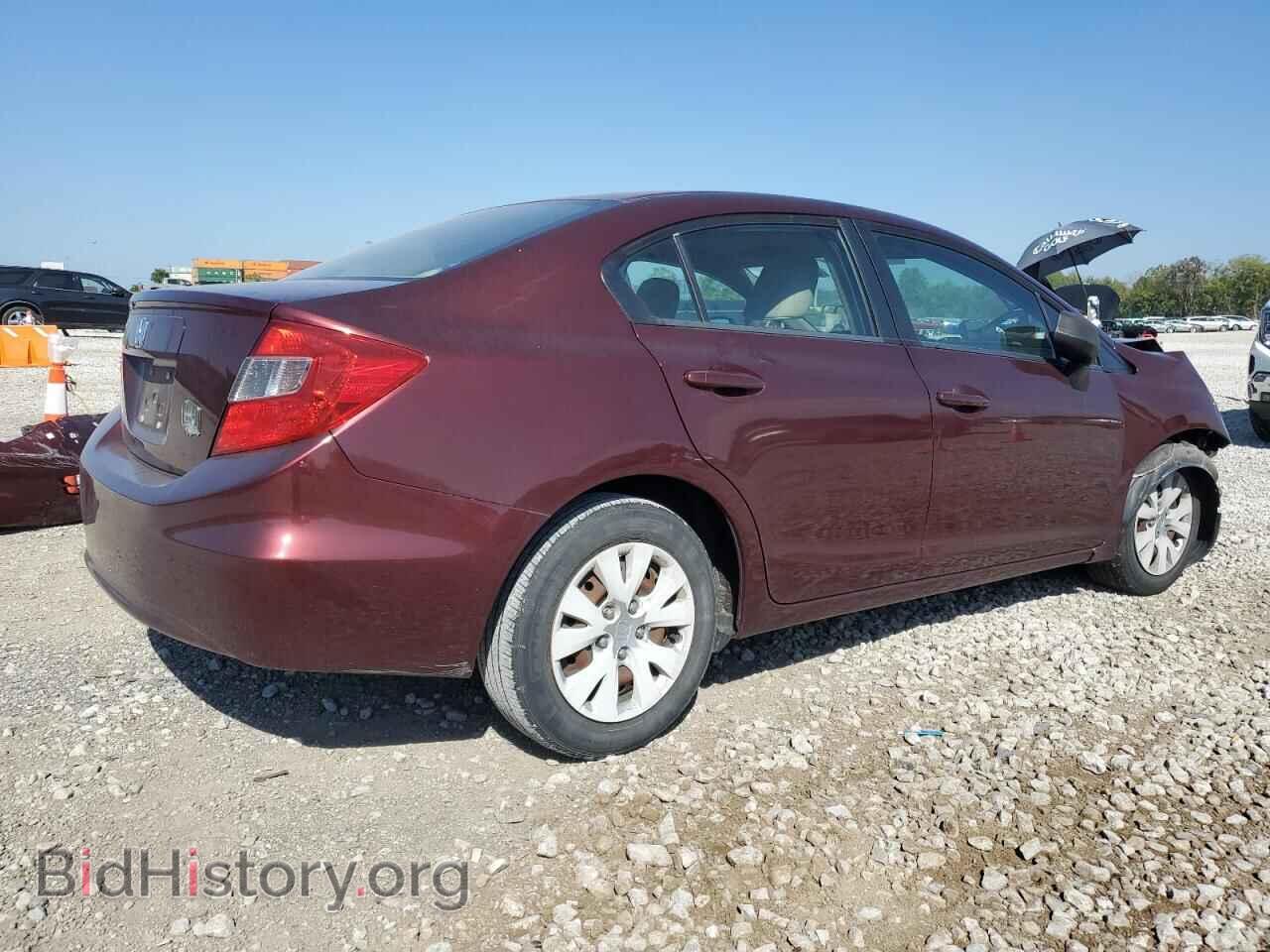 2012 HONDA CIVIC - VIN: 19XFB2F55CE098103 - Фото 3