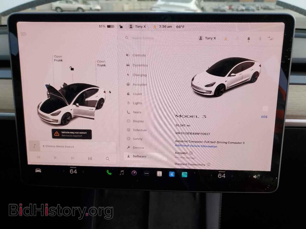 2022 TESLA MODEL 3 - VIN: 5YJ3E1EA9NF113637 - Фото 9