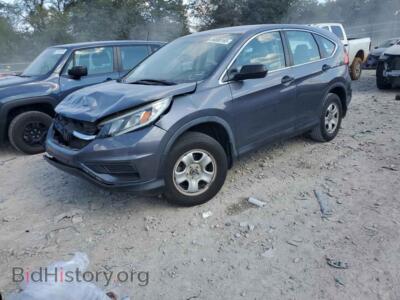 2015 Honda CRV LX, темно-серый — VIN 3CZRM3H38FG717305, Copart