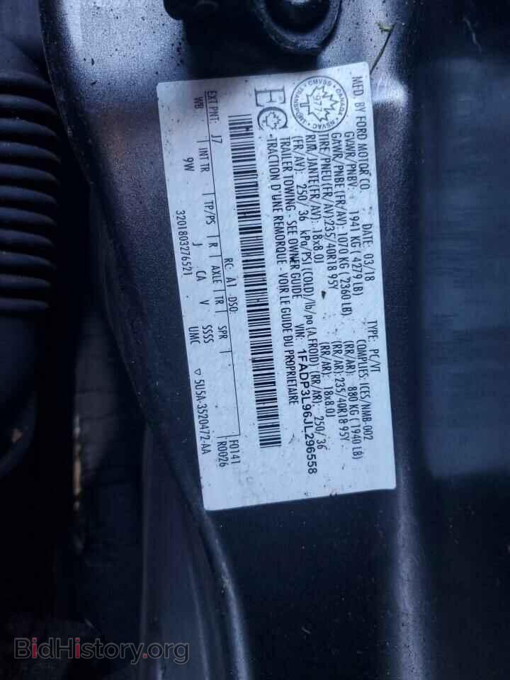 2018 FORD FOCUS - VIN: 1FADP3L96JL296558 - Фото 13
