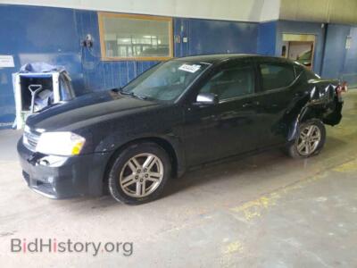 2014 Dodge AVENGER SXT, black — VIN 1C3CDZCB4EN227807, Copart