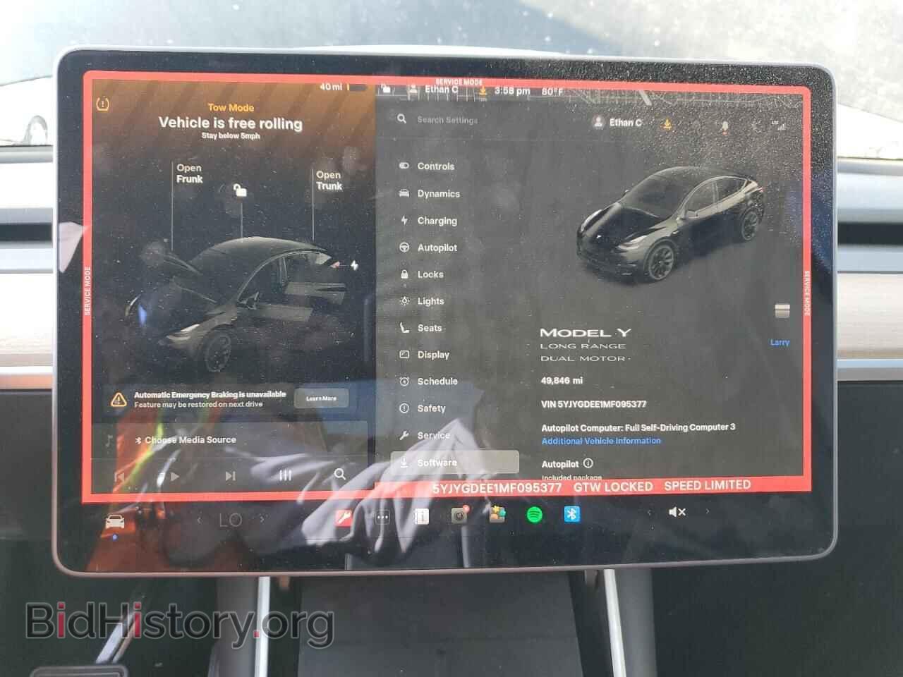 2021 TESLA MODEL Y - VIN: 5YJYGDEE1MF095377 - Photo 9