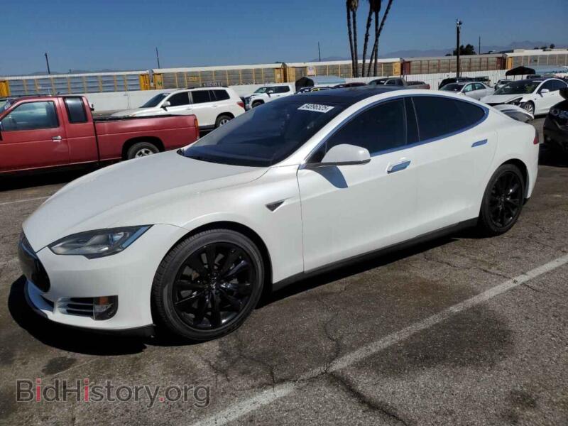 2013 Tesla MODEL S (VIN 5YJSA1CP7DFP15658) — фото 1 из 14, Copart, повреждение: бок