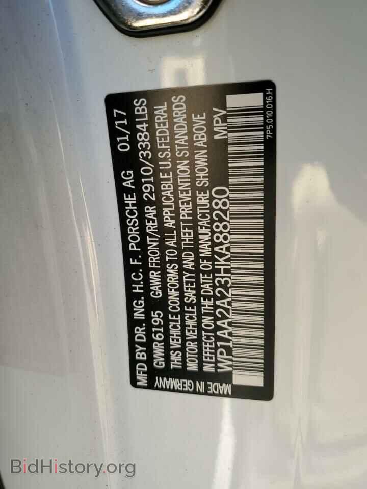 2017 PORSCHE CAYENNE - VIN: WP1AA2A23HKA88280 - Фото 13