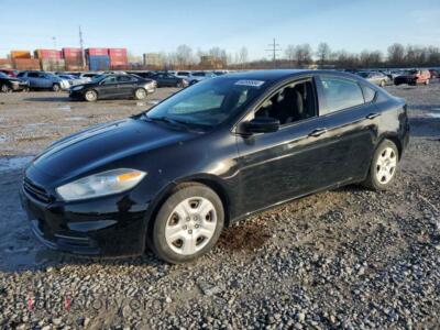 2014 Dodge DART SE, black — VIN 1C3CDFAA3ED667841, Copart