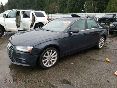 2013 Audi A4 Premium Plus, blue — VIN WAUFFAFL6DN035888, Copart