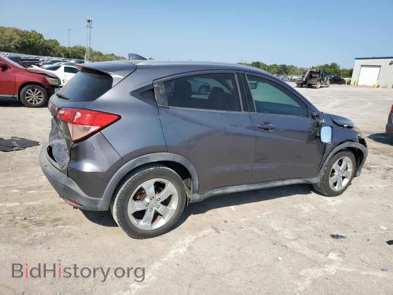 2016 HONDA HR-V - VIN: 3CZRU5H72GM737101 - Фото 3