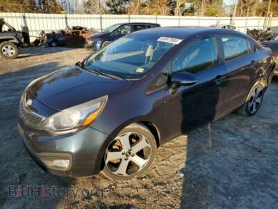 2012 Kia RIO EX, синий — VIN KNADN4A32C6074747, Copart