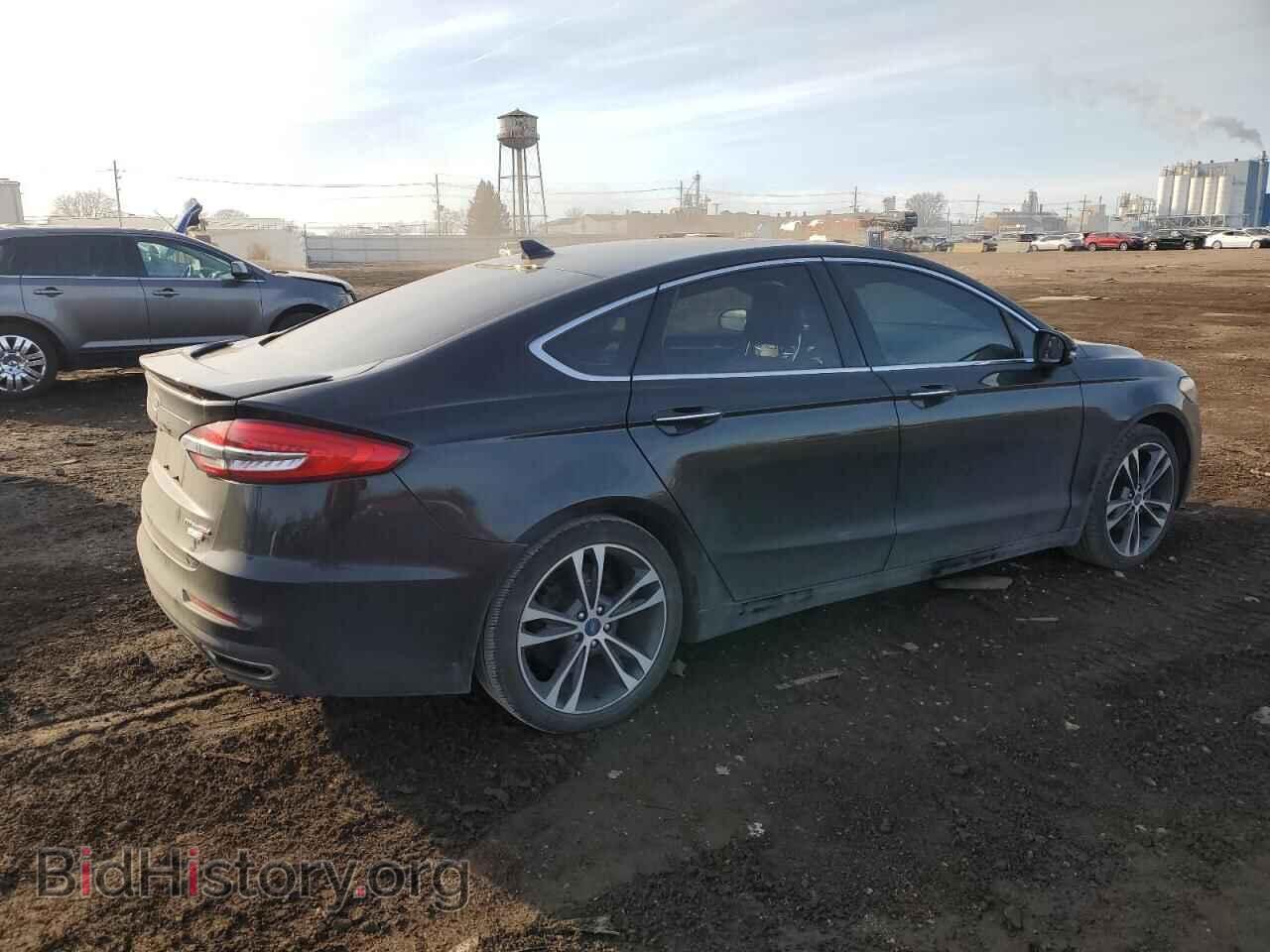 2019 FORD FUSION - VIN: 3FA6P0D99KR184443 - Фото 3