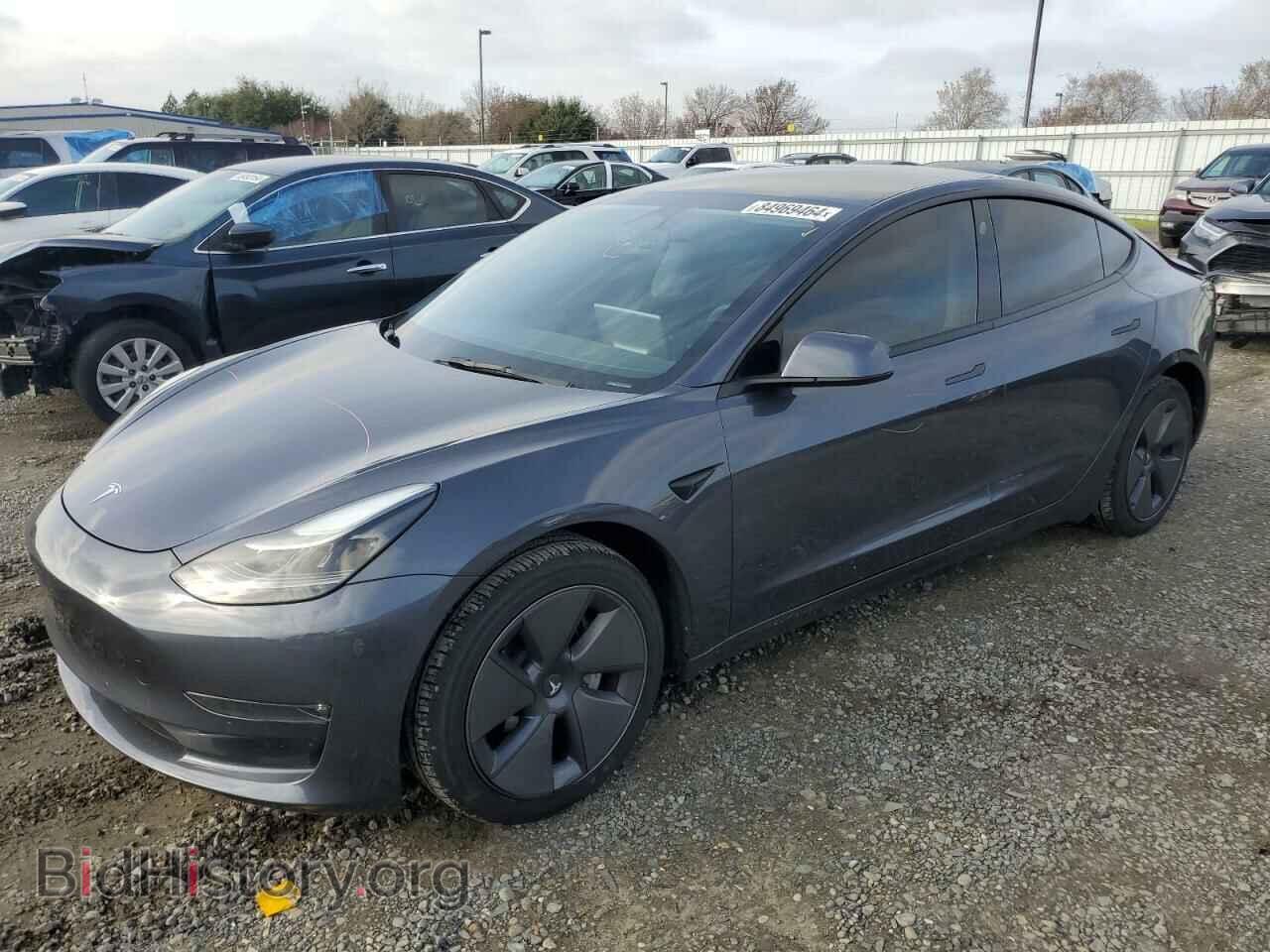 Photo 5YJ3E1EBXNF256640 - TESLA MODEL 3 2022