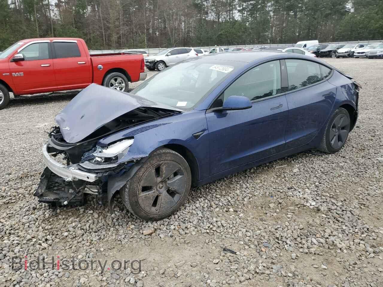 Photo 5YJ3E1EA5NF237243 - TESLA MODEL 3 2022