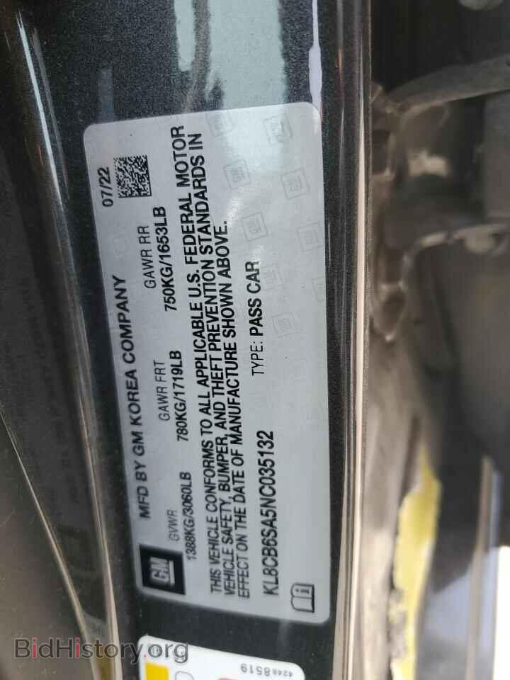 2022 CHEVROLET SPARK - VIN: KL8CB6SA5NC035132 - Фото 12