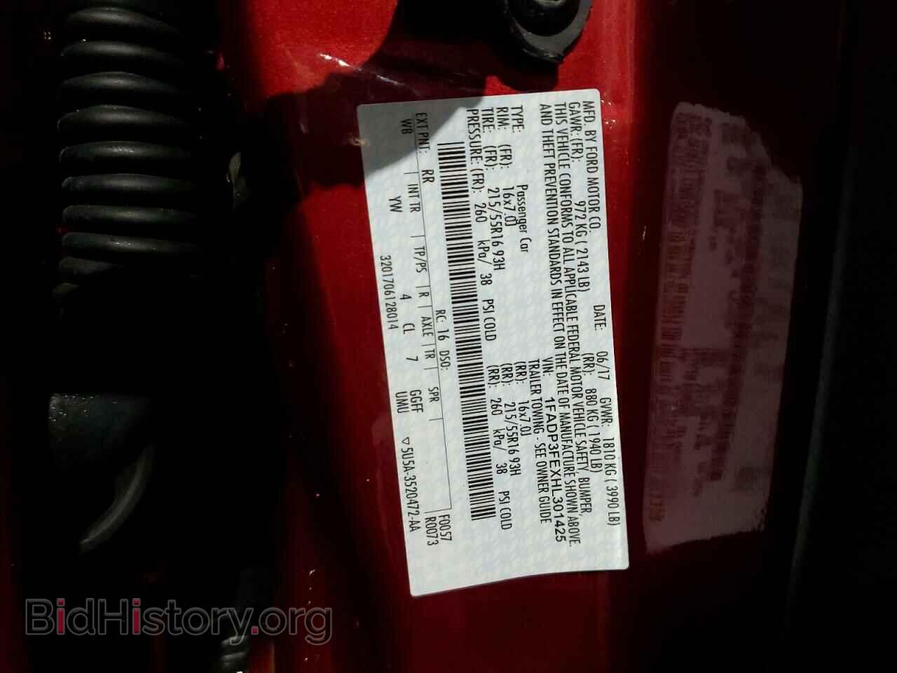 2017 FORD FOCUS - VIN: 1FADP3FEXHL301425 - Фото 12