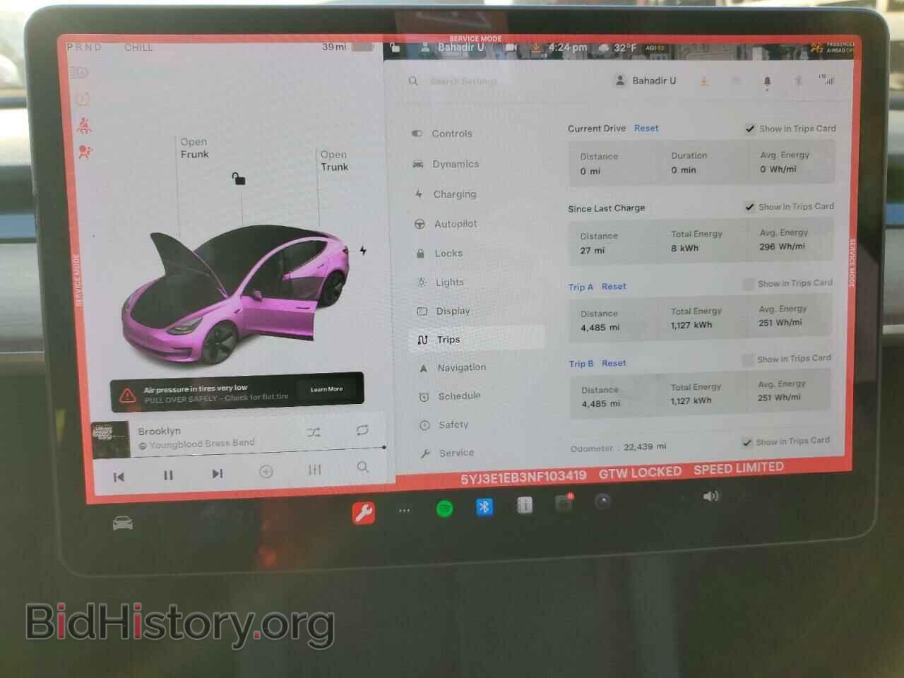 2022 TESLA MODEL 3 - VIN: 5YJ3E1EB3NF103419 - Photo 9