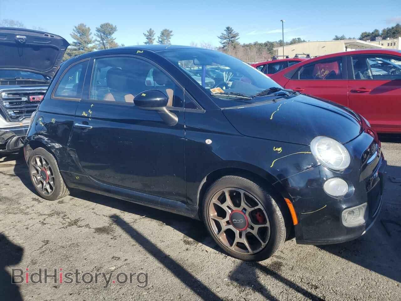 2015 FIAT 500 - VIN: 3C3CFFBRXFT612507 - Фото 4