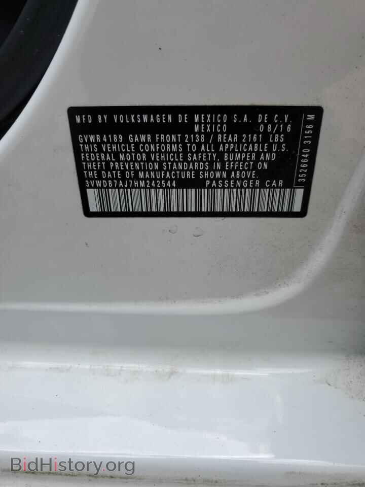 2017 VOLKSWAGEN JETTA - VIN: 3VWDB7AJ7HM242544 - Фото 12