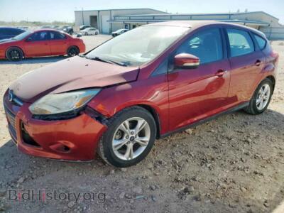 2014 Ford FOCUS SE, maroon — VIN 1FADP3K20EL208288, Copart