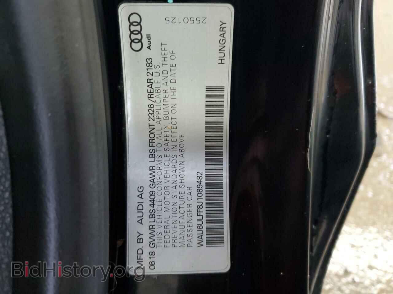 2018 AUDI A3 - VIN: WAU6ULFF8J1089482 - Фото 12