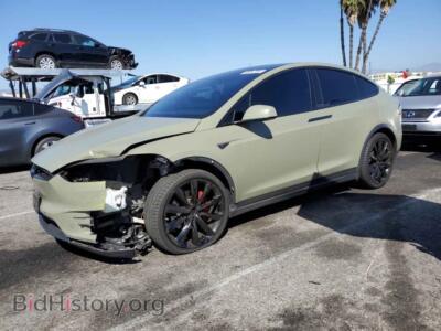 2016 Tesla MODEL X, зеленый — VIN 5YJXCAE25GF002781, Copart