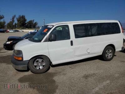 2010 Chevrolet EXPRESS LT, белый — VIN 1GNUHCD49A1161443, Copart