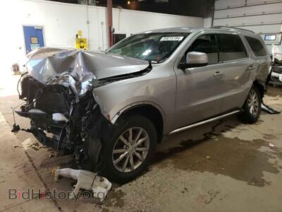 2017 Dodge DURANGO SXT, серебристый — VIN 1C4RDJAG4HC634743, Copart