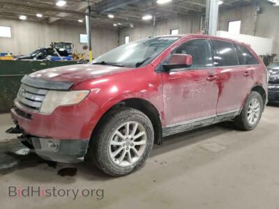 2007 Ford EDGE SEL, красный — VIN 2FMDK38C87BA78381, Copart