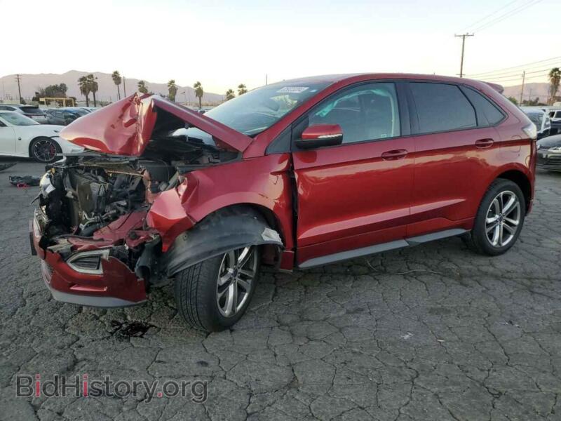 2015 Ford EDGE SPORT (VIN 2FMTK4AP8FBB92636) — фото 1 из 13, Copart, повреждение: передняя часть