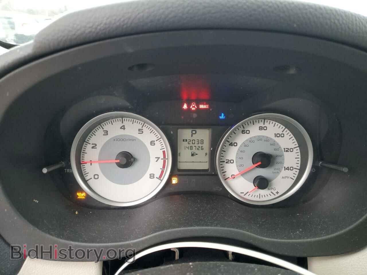 2012 SUBARU IMPREZA - VIN: JF1GPAA65CH215257 - Фото 9
