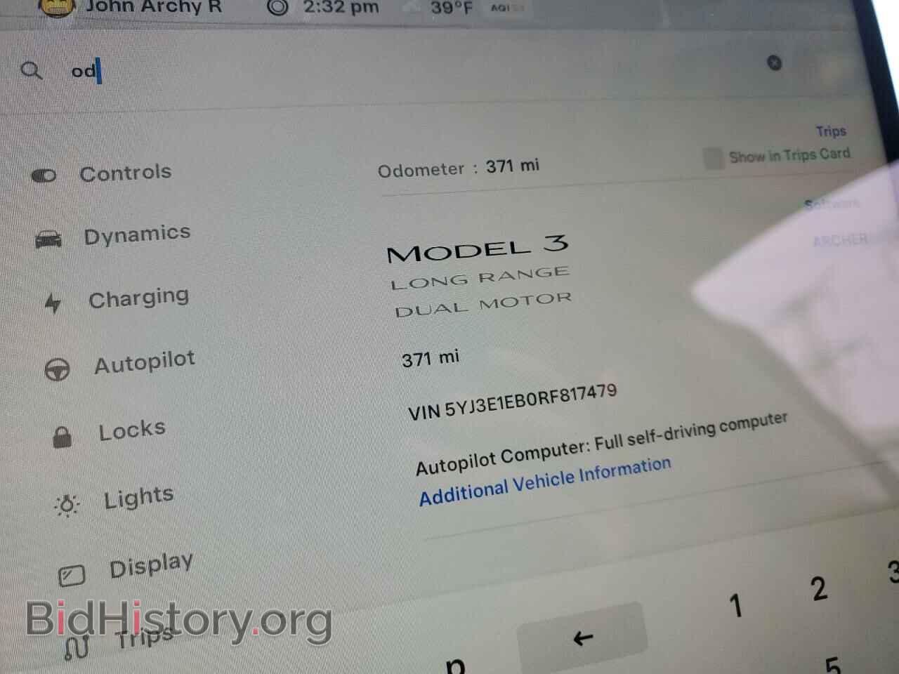 2024 TESLA MODEL 3 - VIN: 5YJ3E1EB0RF817479 - Фото 9