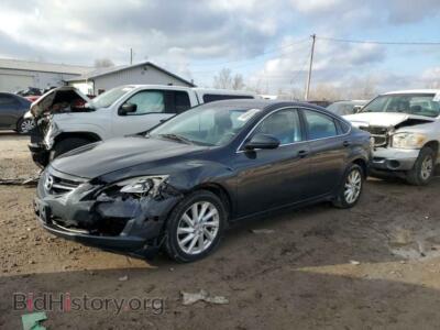2012 Mazda 6 I, серый — VIN 1YVHZ8DH6C5M23187, Copart
