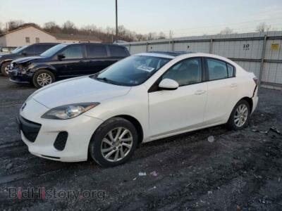 2012 Mazda 3 I, white — VIN JM1BL1W82C1539396, Copart