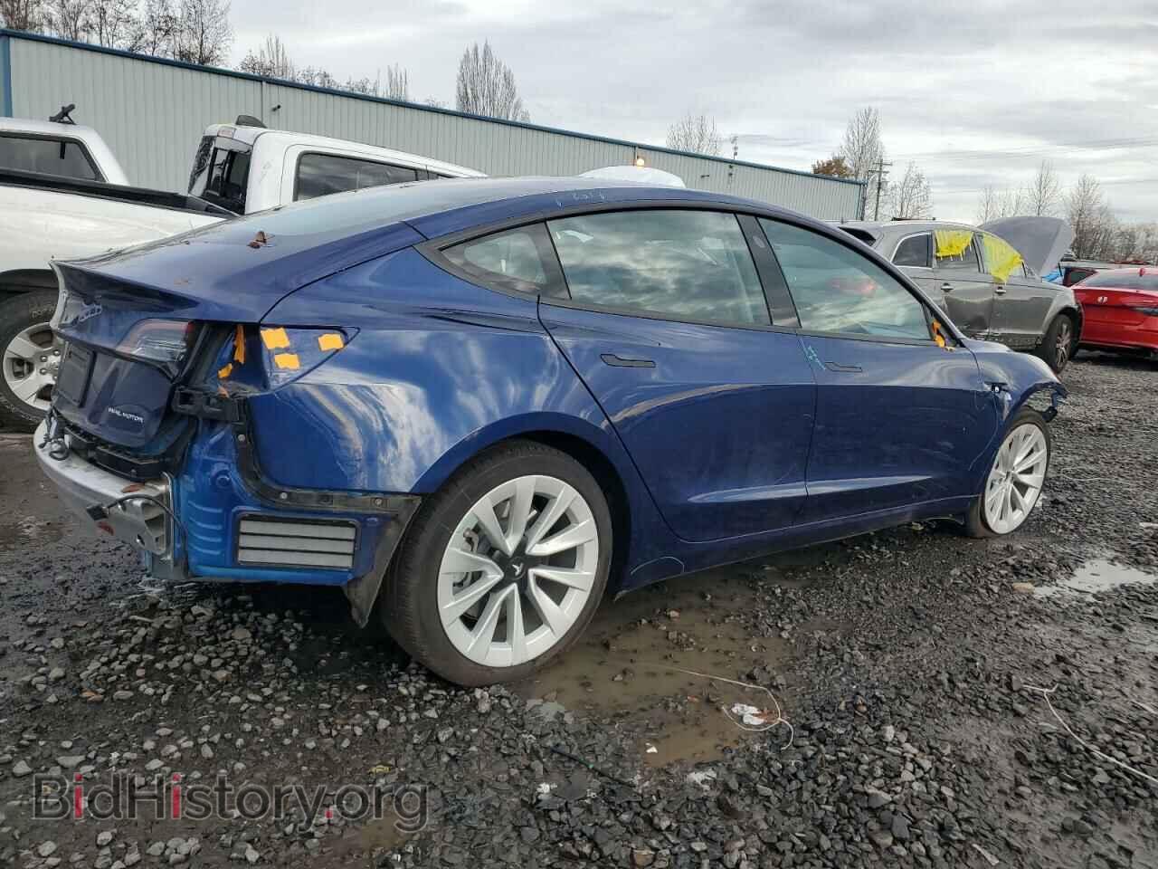 2022 TESLA MODEL 3 - VIN: 5YJ3E1EB7NF130719 - Фото 3