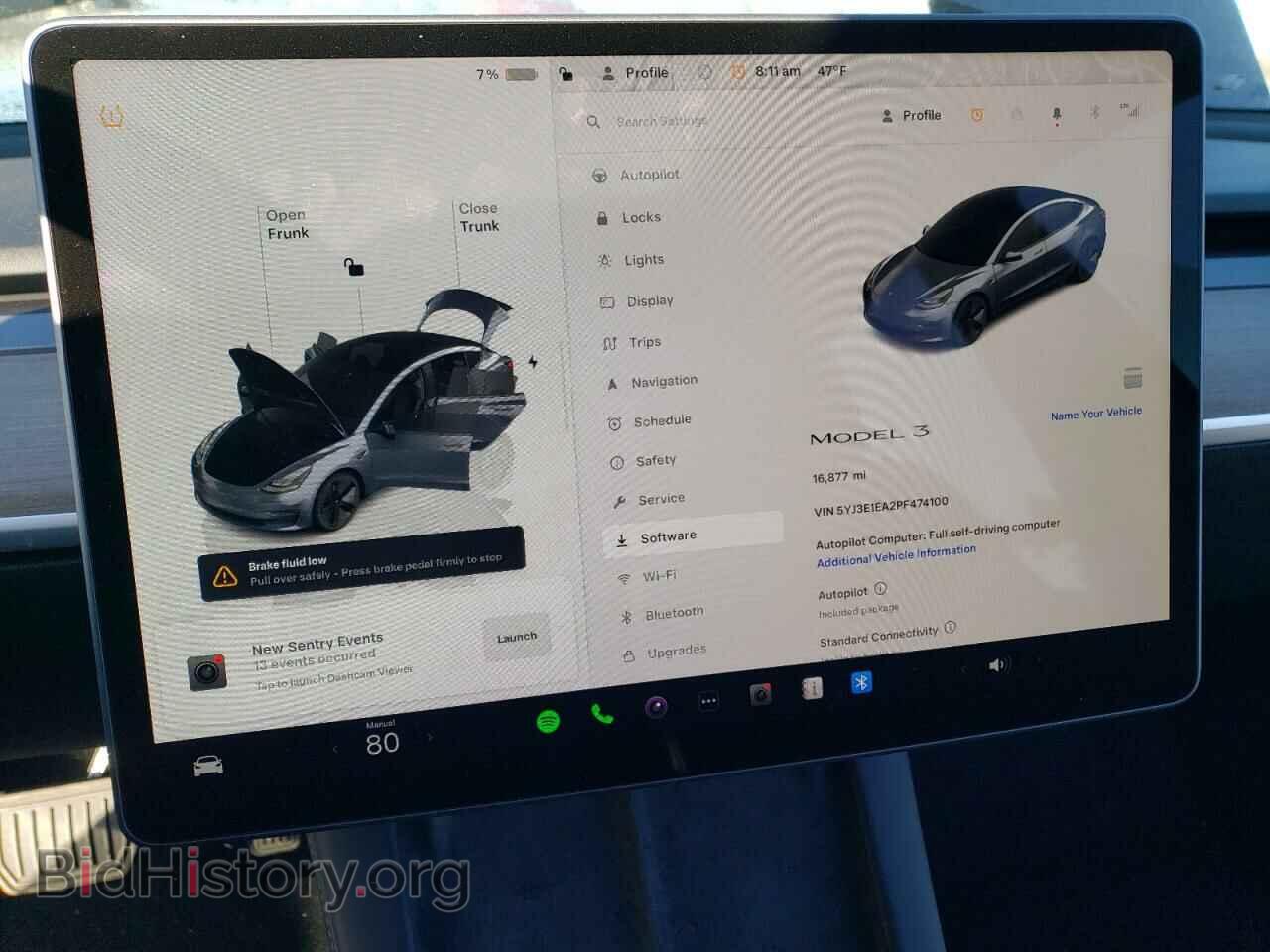 2023 TESLA MODEL 3 - VIN: 5YJ3E1EA2PF474100 - Фото 9