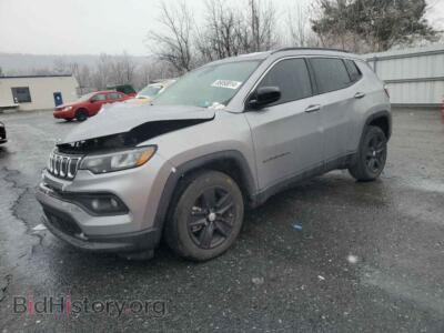 2022 Jeep COMPASS Latitude, серебристый — VIN 3C4NJCBB0NT192811, Copart