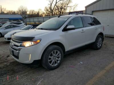 2014 Ford EDGE SEL, белый — VIN 2FMDK4JC0EBA37790, Copart