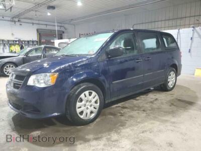 2016 Dodge CARAVAN SE, blue — VIN 2C4RDGBG5GR256598, Copart