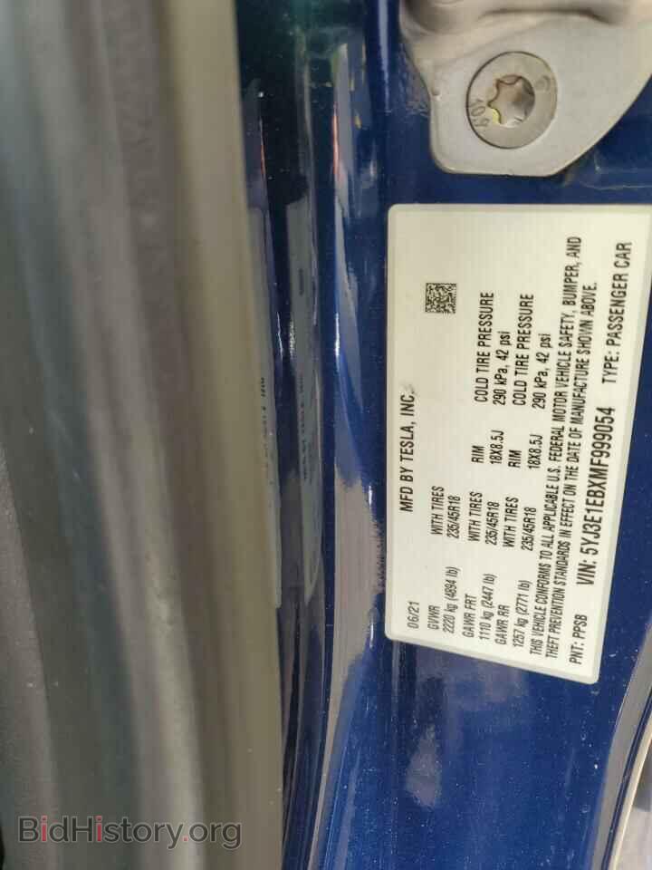 2021 TESLA MODEL 3 - VIN: 5YJ3E1EBXMF999054 - Photo 12
