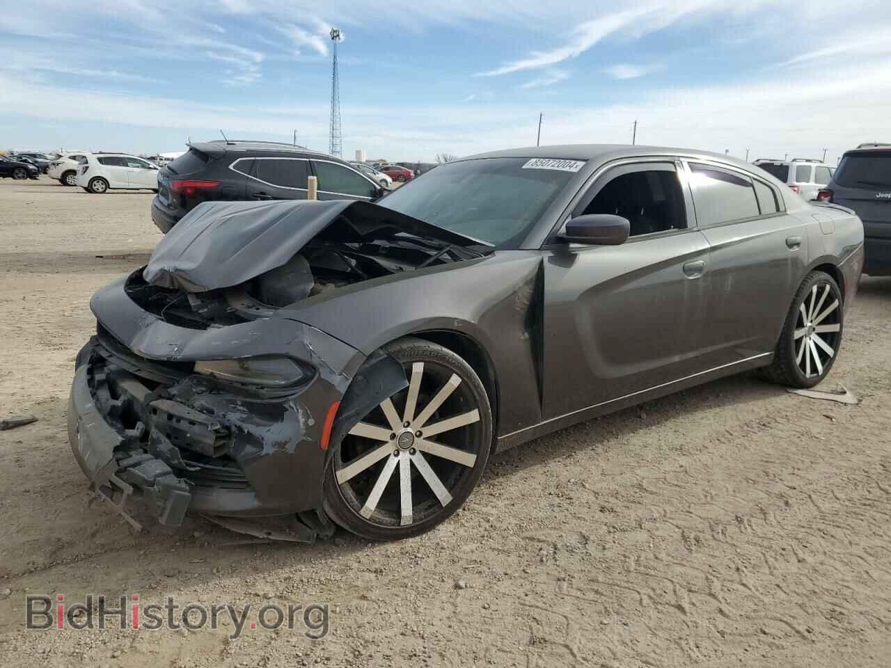 Photo 2C3CDXBG8FH738027 - DODGE CHARGER 2015
